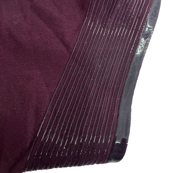 Soma Vanishing Edge Bikini Shimmer Maroon Womens Medium - Picture 4 of 6